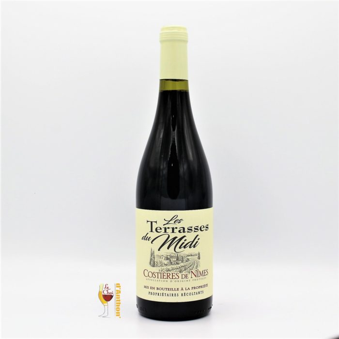 Le Chai D&651.JPG039;Anthon Vin Bouteille Rouge Rhone Costieres De Nimes Terrasses Du Midi 75cl 651