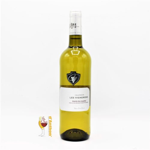 Le Chai D&701.JPG039;Anthon Vin Blanc Bouteille Languedoc Igp Gard Calvisson 75cl 701