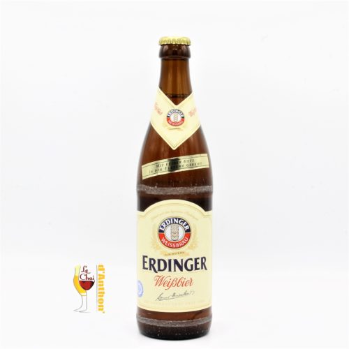 Le Chai D&754.JPG039;Anthon Biere Bouteille Blanche Brasserie Erdinger Weiss Hell Allemande 50cl 754