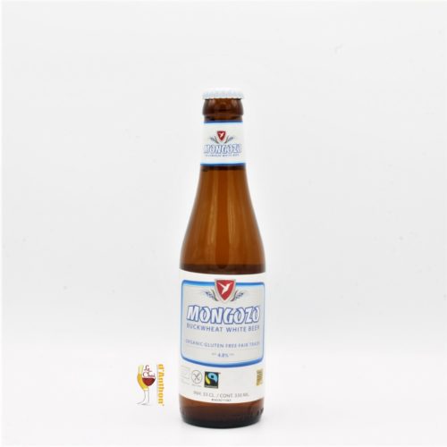 Le Chai D&755.JPG039;Anthon Biere Bouteille Blanche Brasserie Huyghe Mongozo Belge 33cl 755