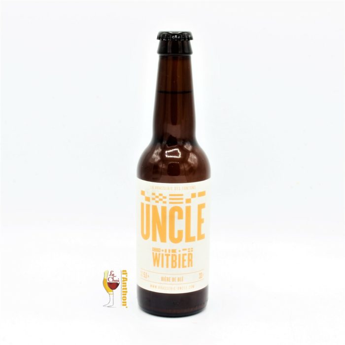 Le Chai D&828.jpg039;Anthon Biere Bouteille Blanche Brasserie Uncle Witbier Bretonne 33cl 828