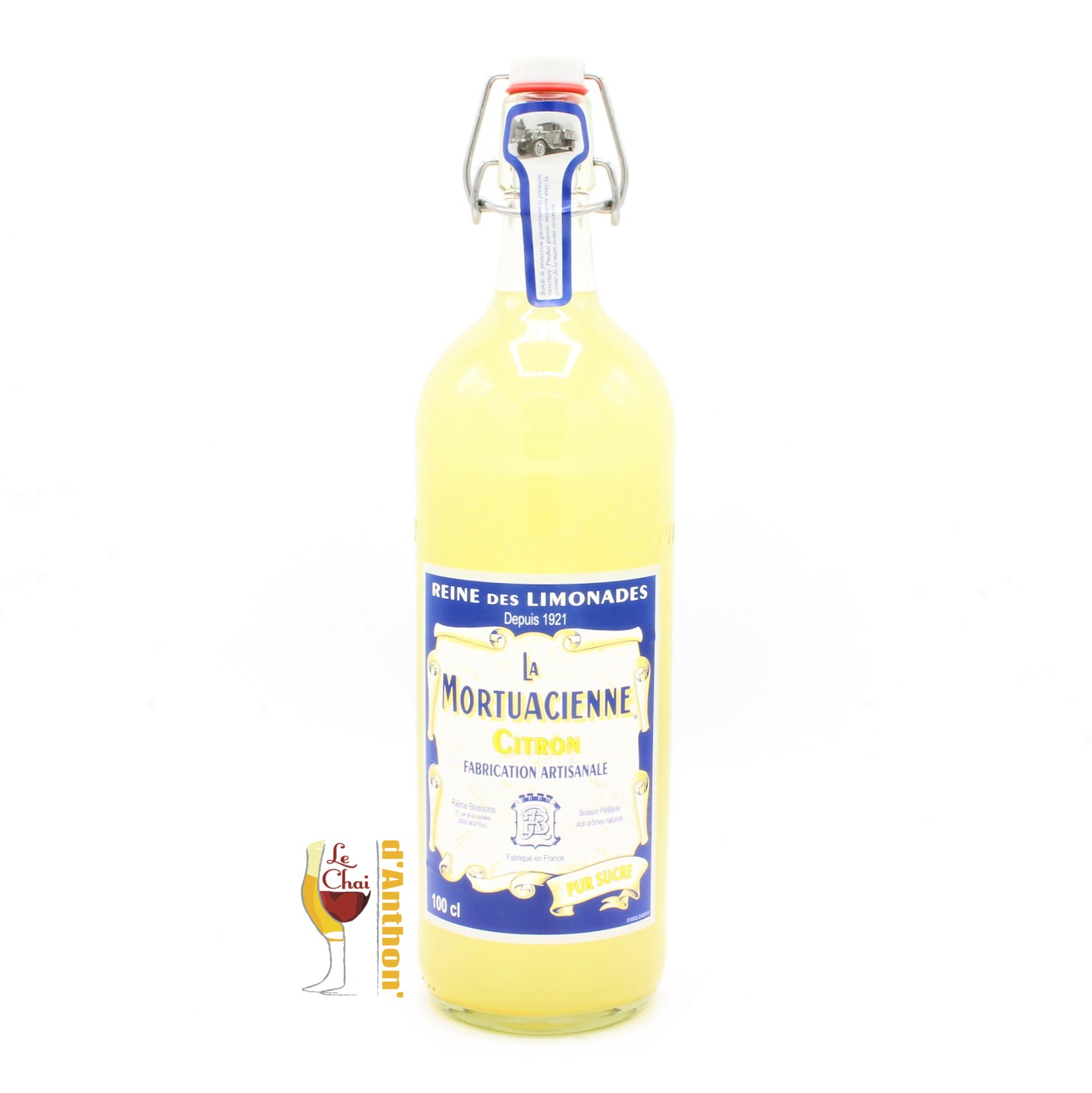 Le Chai D&879.JPG039;Anthon Limonade Reine La Mortuacienne Pur Sucre 1l 33cl Fabrication Artisanale Citron 879