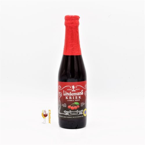 Biere Bouteille Aromatisee Kriek Brasserie Lindemans Cerise Belge 25cl