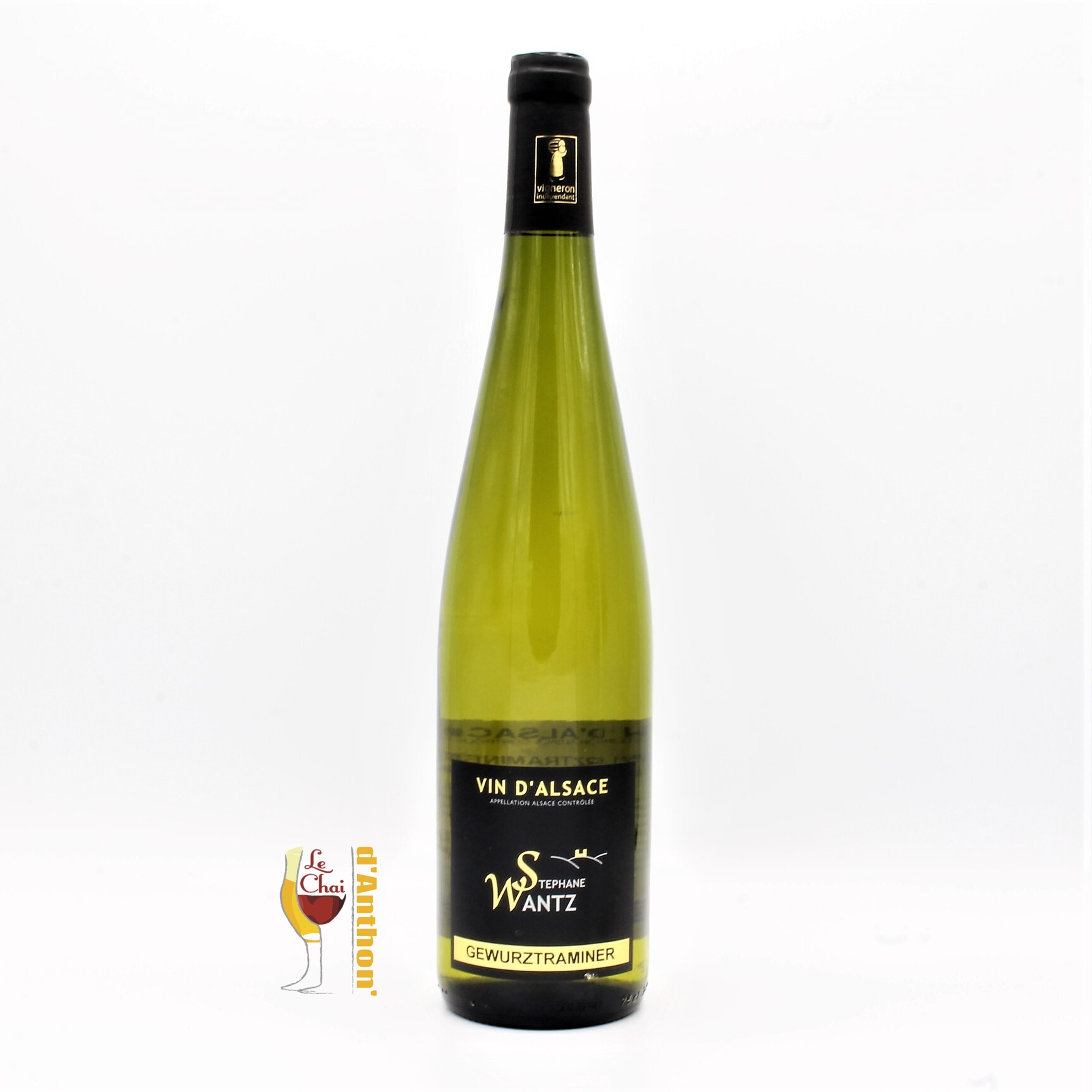 Vin Blanc Bouteille Aslace Gewurztraminer Terres Rouges Wantz 75cl