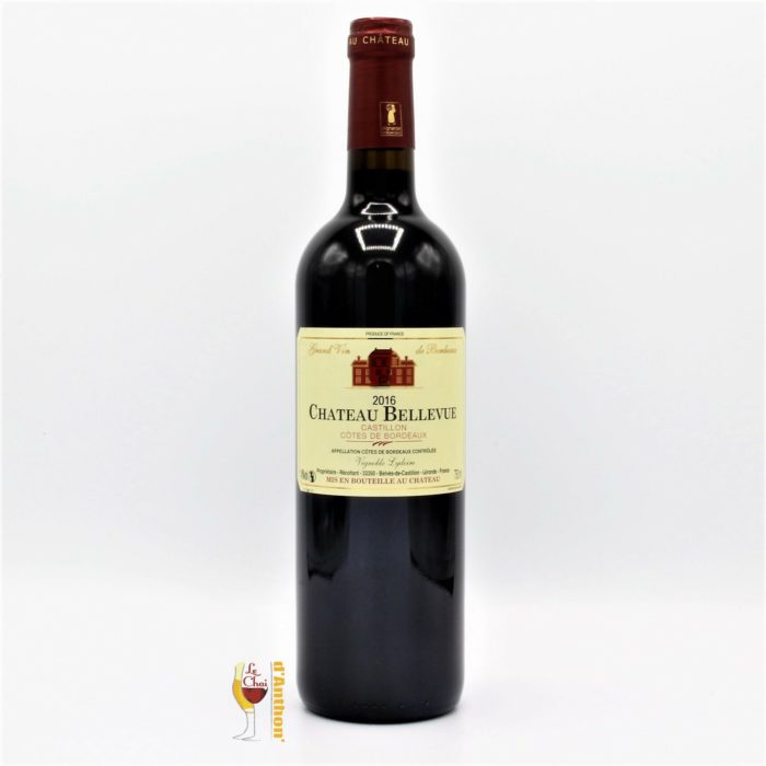 Vin Bouteille Rouge Bordeaux Castillon Cotes De Bordeaux Tradition Bellevue 75cl