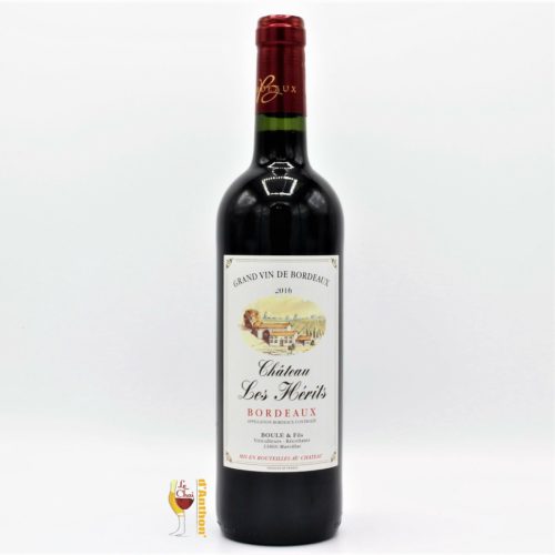 Vin Bouteille Rouge Bordeaux Les Herits 75cl