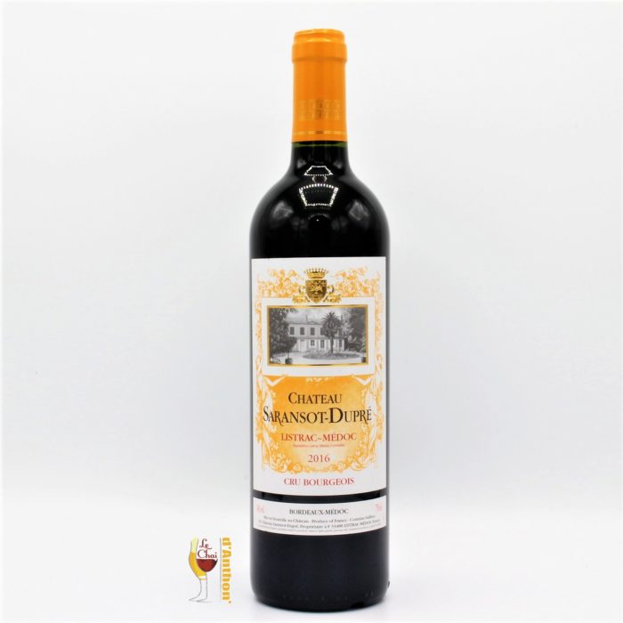 Vin Bouteille Rouge Bordeaux Listrac Medoc Saransot Dupre 75cl
