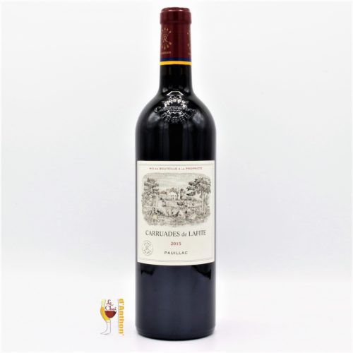 Vin Bouteille Rouge Bordeaux Pauillac Carruades De Lafite Rothschild 2015 75cl