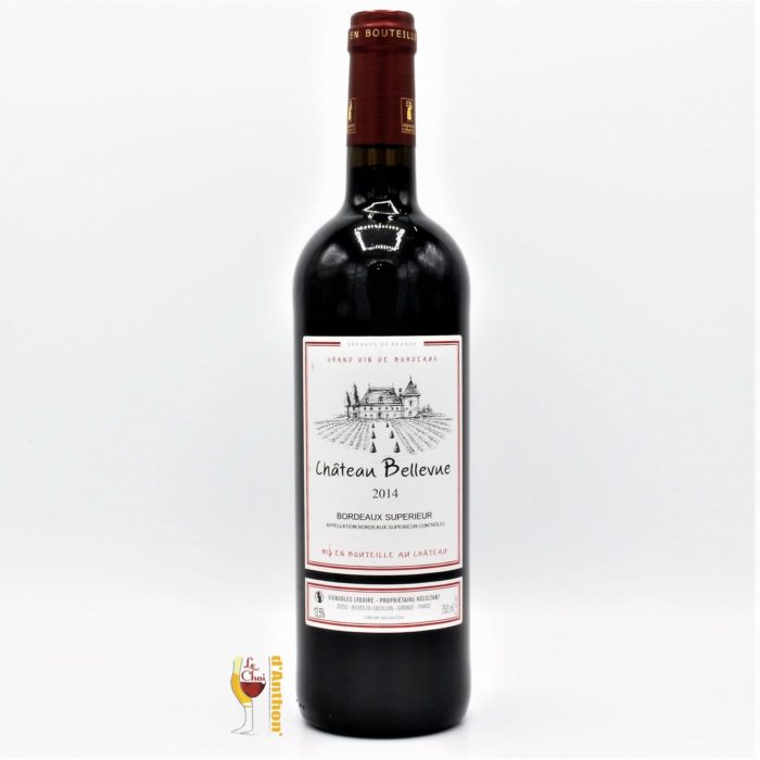 Vin Bouteille Rouge Bordeaux Superieur Bellevue 75cl