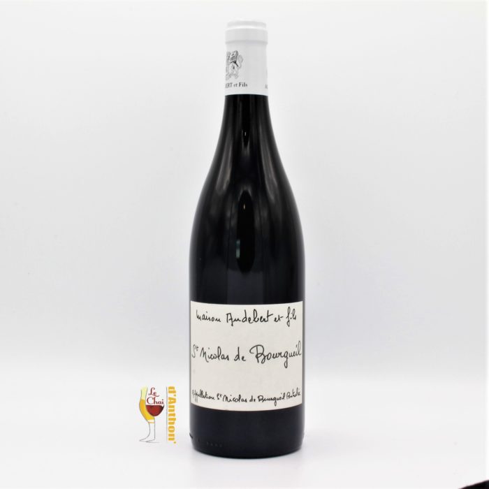 Vin Bouteille Rouge Loire St Nicolas De Bourgueil Audebert Et Fils 75cl