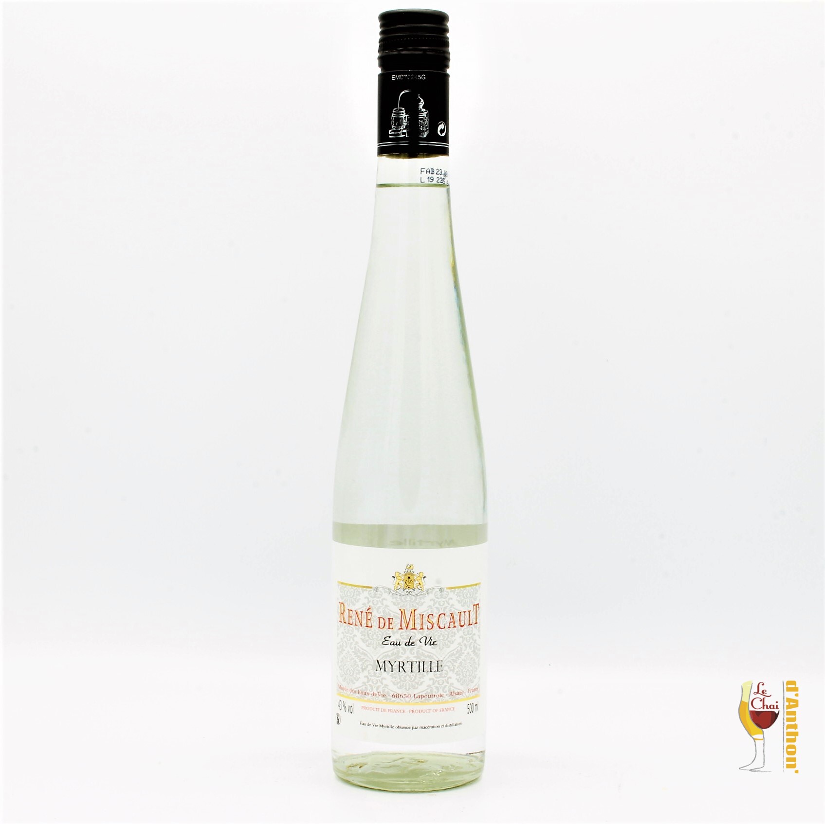 Spiritueux Eau De Vie De Myrtille Rene De Miscault 50cl Spiritueux Eau De Vie De Myrtille Rene De Miscault 50cl