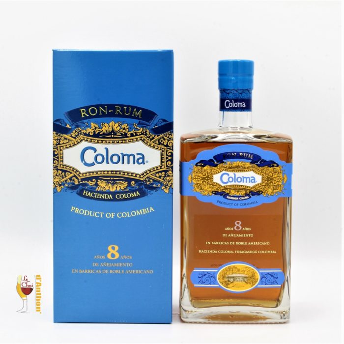 Spiritueux Rhum Ambre Melasse Colombie Coloma 8 Ans 70cl