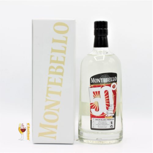 Spiritueux Rhum Blanc Agricole Guadeloupe Montebello Ovation 70cl