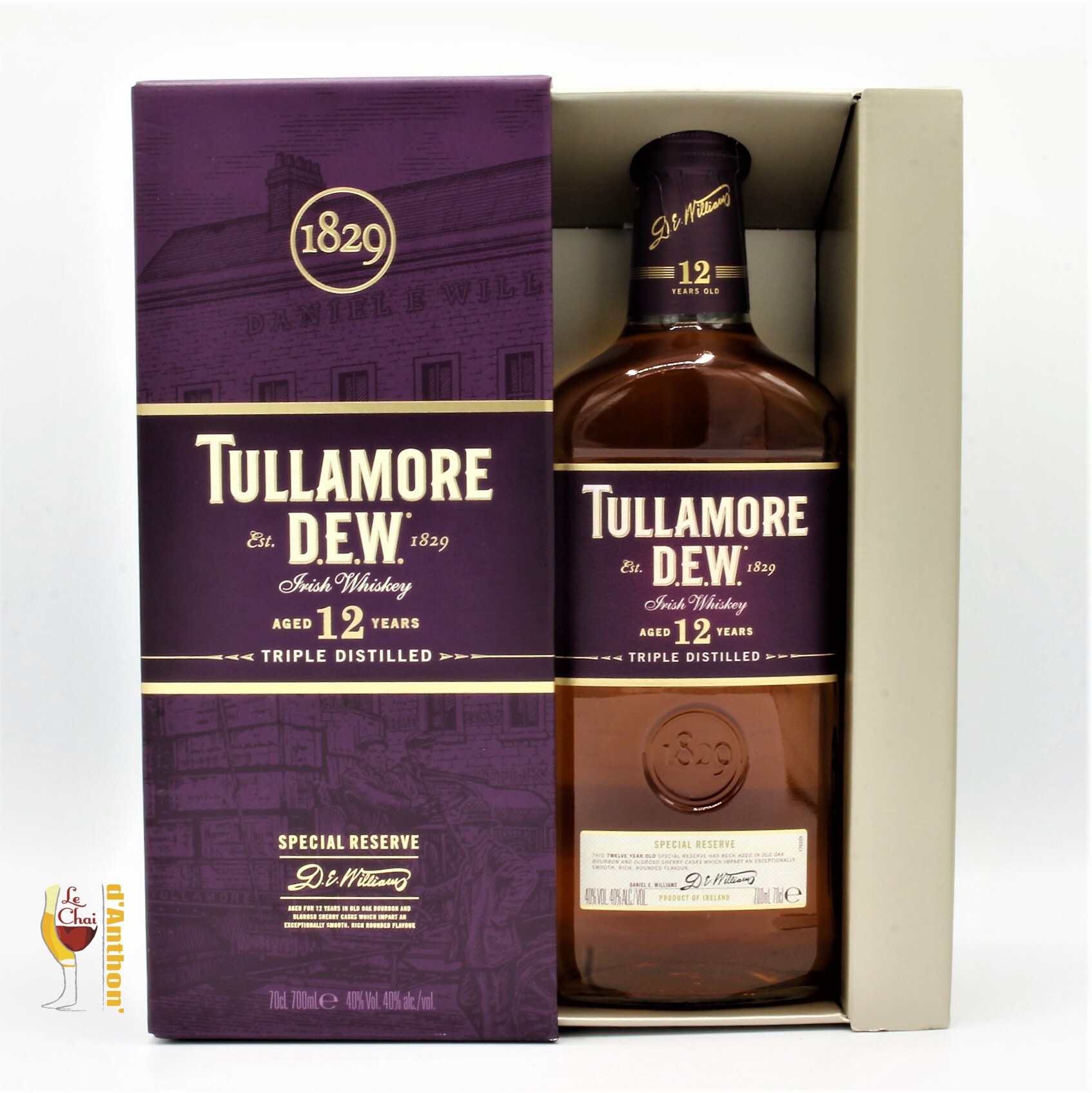 Spiritueux Whiskies Irlandais Blend Tullamore Dew 12 Ans 70cl Spiritueux Whiskies Irlandais Blend Tullamore Dew 12 Ans 70cl